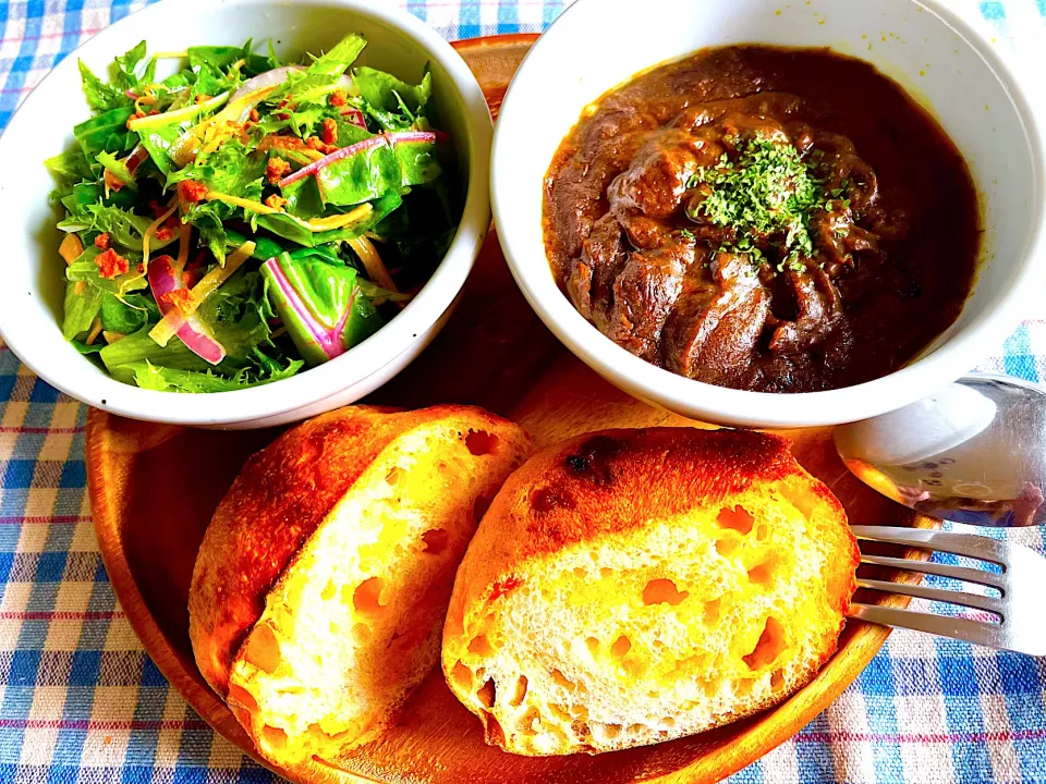 お家de鎌倉食材ブランチ🥗🍛🥖|KANAさん