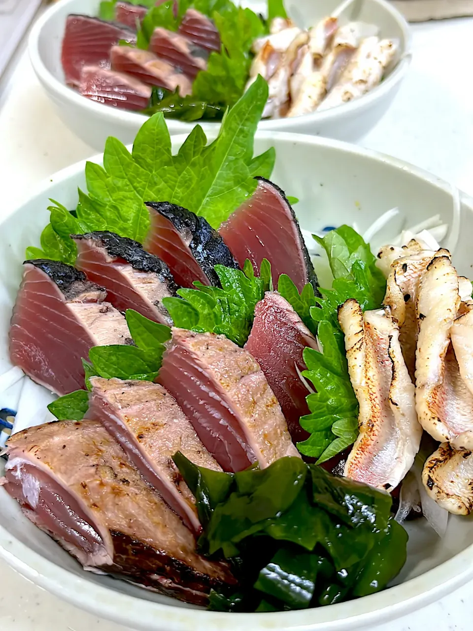 わら焼カツオタタキ＆のどぐろ炙り|ヒロミ🏝🏝🏝🌺🏄🌊🐬🏄‍♀️🏄‍♂️🍹🐠👙🌺さん