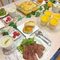 父の日パーティーの献立|あゆみ│ハレシピさん