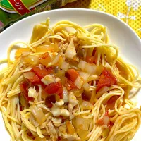 豚バラトマトソースパスタ| 4jinoanataさん