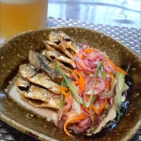 豆鯵南蛮漬け～🐟️| びせんさん