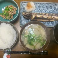夕食　トビウオの塩焼き|ATさん