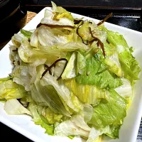 レタスの塩昆布ナムル|たまさん