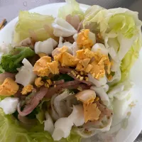 今日の朝食。これに玄米がゆ。|tamemitiさん