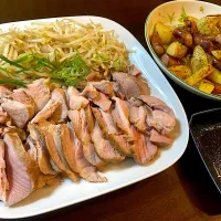 ローストポークとジャーマンポテト|単身赴任のっちさん