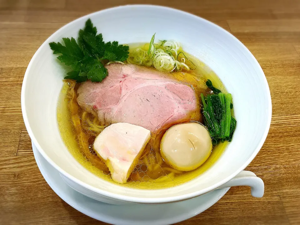 中華そば　きなり　サフランの塩そば|cocoaさん