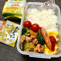 ⚾️部活弁当　鶏もも照り焼き弁当| 柚子きりかさん
