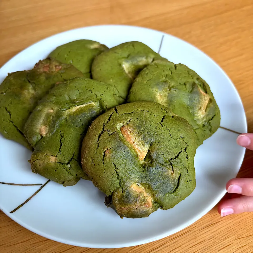米粉の抹茶チャンククッキー|さつまいもさん