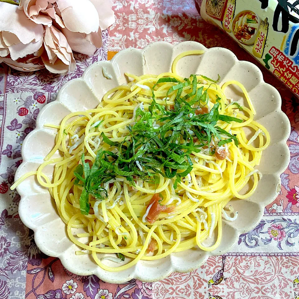 しらすと梅の和風パスタ✨|ringonamaさん