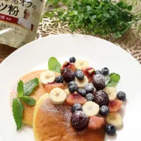 フルーツたっぷりパンケーキ🥞´-|めいめいさん
