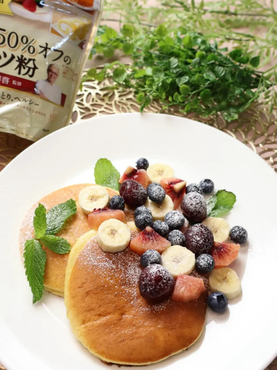 フルーツたっぷりパンケーキ🥞´-|めいめいさん