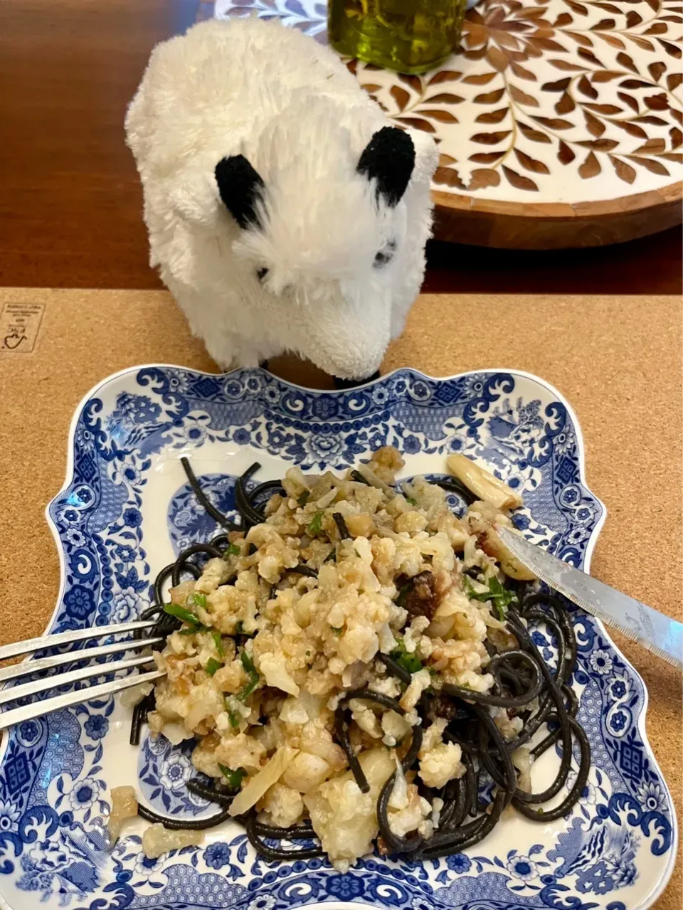 2024/6/14   くたくたカリフラワーのパスタ　Pasta with Cauliflower|19 Boys & 野鳥さん