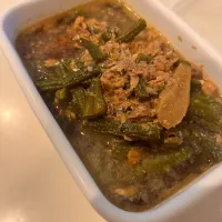 鯖缶とさやいんげん|ひなこさん
