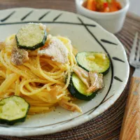 ズッキーニとアンチョビのパスタ|わーちゃんさん