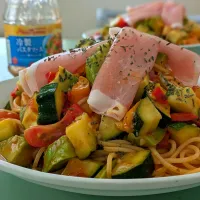 具だくさん冷製パスタ❗|かずにゃさん