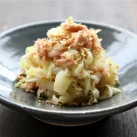 蒸しキャベツとツナの和え物|マユマユさん