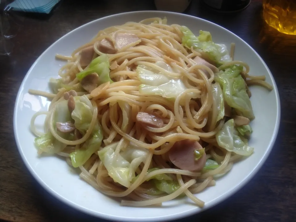 和風アヒージョその２の残りのオイルで和風スパゲッティ|にんにくと唐辛子が特に好き❤️(元シャリマー)さん