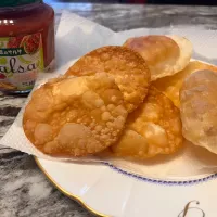 餃子の皮でトルティーヤチップス|まるるんさん