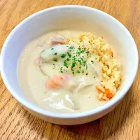 えびクリームライス🍤🍚| ハヌルさん