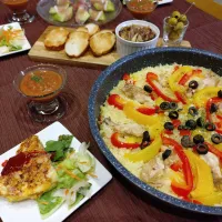 スペイン料理の献立|あゆみ│ハレシピさん