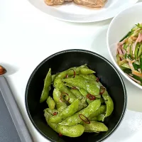 枝豆のペペロンチーノ|miyuさん