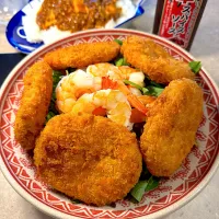 コロッケ&海老🦐サラダ🥗！|Mayumiさん