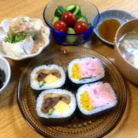 トロたく巻と穴子巻|さおりさん
