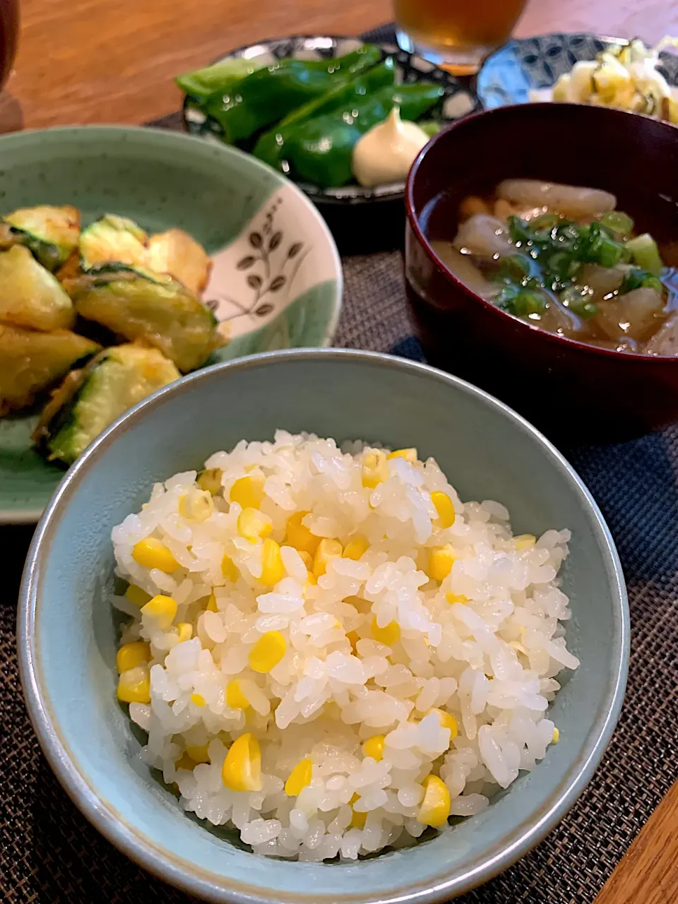 とうもろこし炊き込みごはん|いちごさん