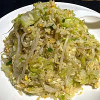レタスともやしの焼飯|たまさん