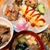 作り置きと余り物ばかりのご飯^^;| チョコさん