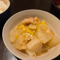 白菜と大根のとろ煮定食