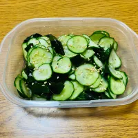 きゅうりとわかめの酢の物