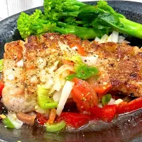 サミカさんの料理 春の休日のお昼ごはん🍓