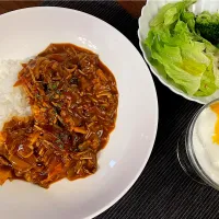 ハッシュドビーフのお夕飯🌛|みーぬさん
