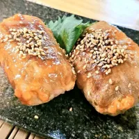 肉巻きおにぎり|みきやんさん