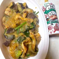 茄子と油揚げのピリ辛タレ|にゃふてんさん