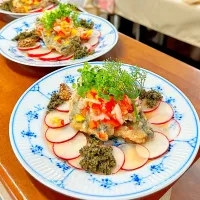 アジのエスカベッシュ| 綺麗に美味しくyogaさん