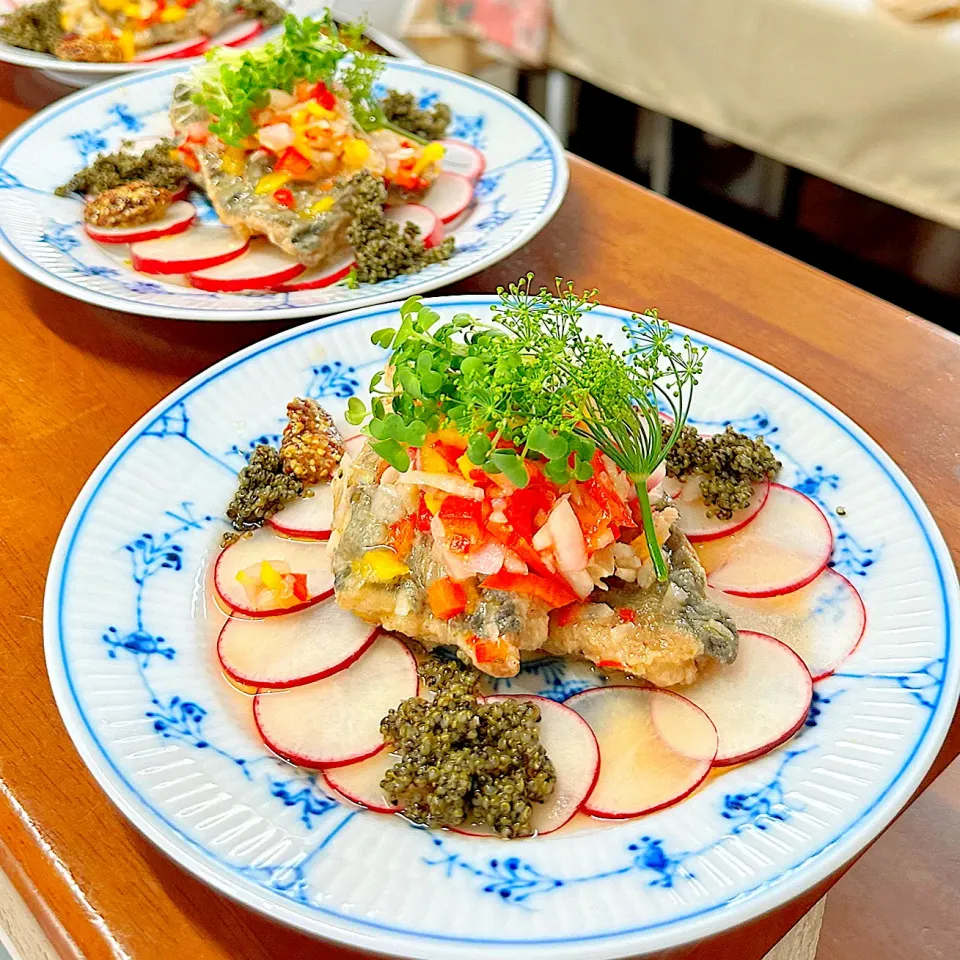 アジのエスカベッシュ|綺麗に美味しくyogaさん