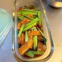 レンチン小松菜と油揚げの煮浸し|morimi32さん