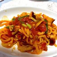 冷製パスタ|ネコさん
