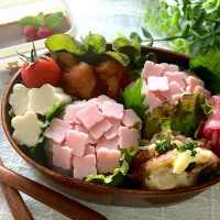 ＊0045.紫陽花おにぎり☔️娘ちゃんの高校生弁当🍱＊|＊抹茶＊さん