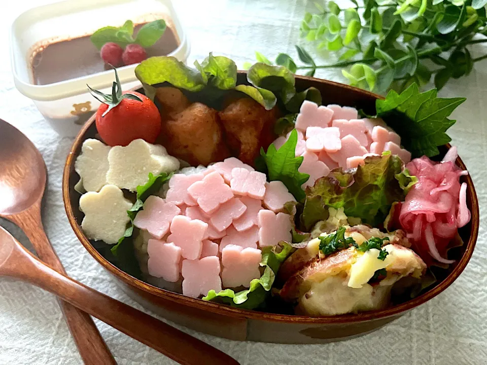 ＊0045.紫陽花おにぎり☔️娘ちゃんの高校生弁当🍱＊|＊抹茶＊さん