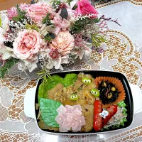 2025.6.16は紫陽花豚丼弁当🍀|makoさん
