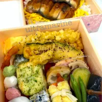 ＊鰻重＋盛りだくさんお弁当で夏対策。＊| ultramarineさん