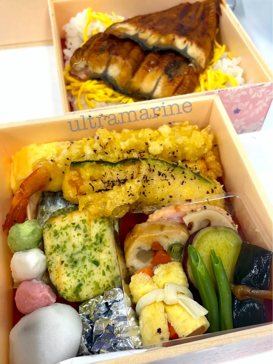 ＊鰻重＋盛りだくさんお弁当で夏対策。＊|ultramarineさん