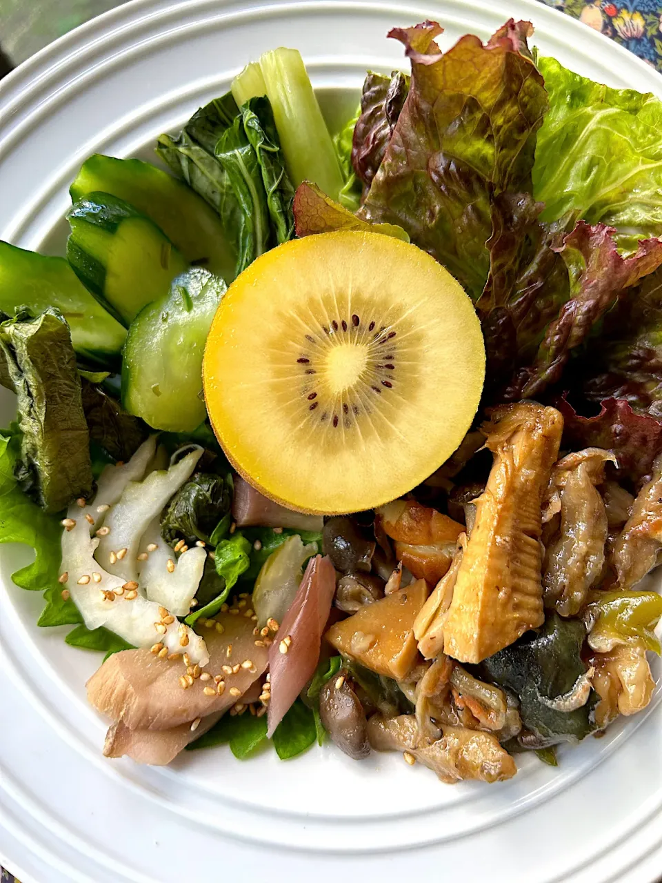 朝ごはん茶プレート😂|tamiさん