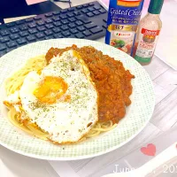 🤗ミートソースパスタ🍝