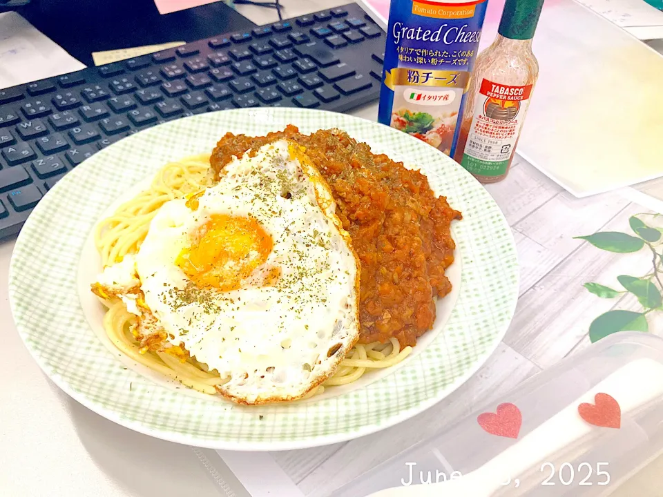 🤗ミートソースパスタ🍝|Tsuu_chan‪ ·͜·♡‬さん