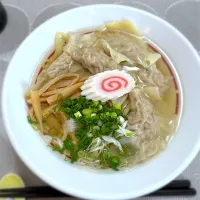 ワンタン塩ラーメン（鮮魚系スープ）|morimi32さん