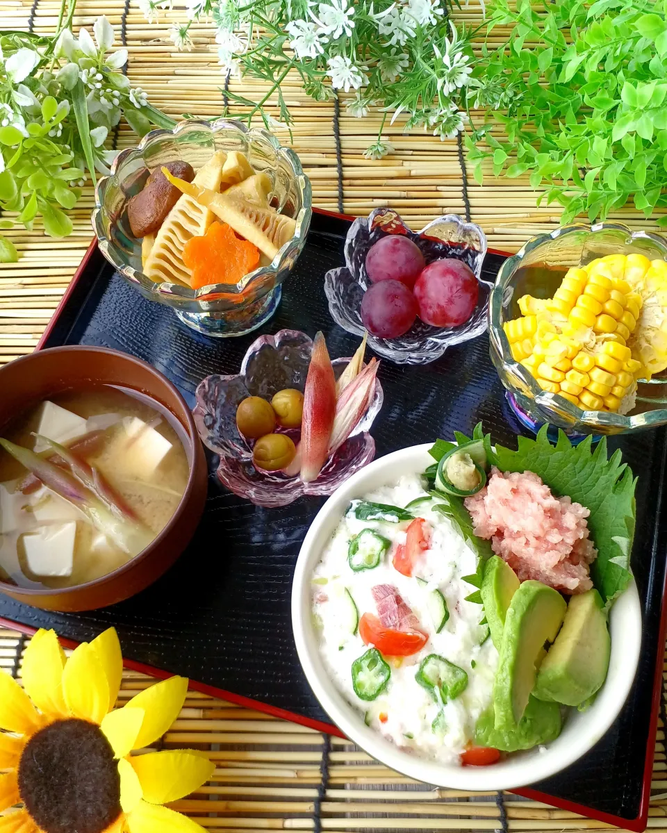 🎐🎇【夏のとろろ御膳】🎇🎐|おぜひめさん